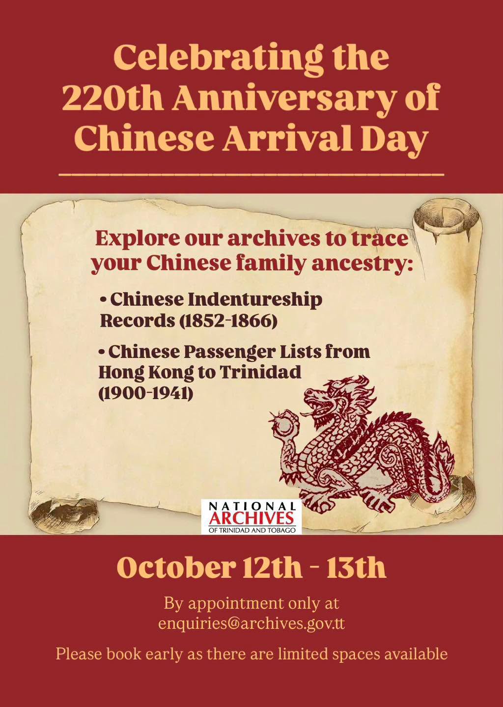Chinese Arrival Day 2026